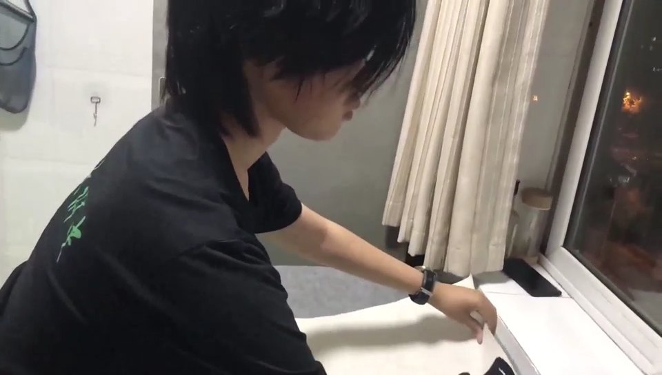 抽帧 · 行笔