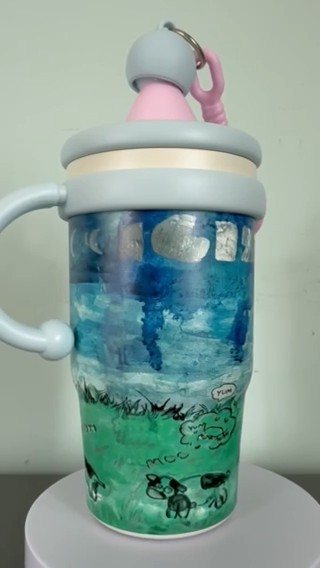 Cup 3 · pink strap