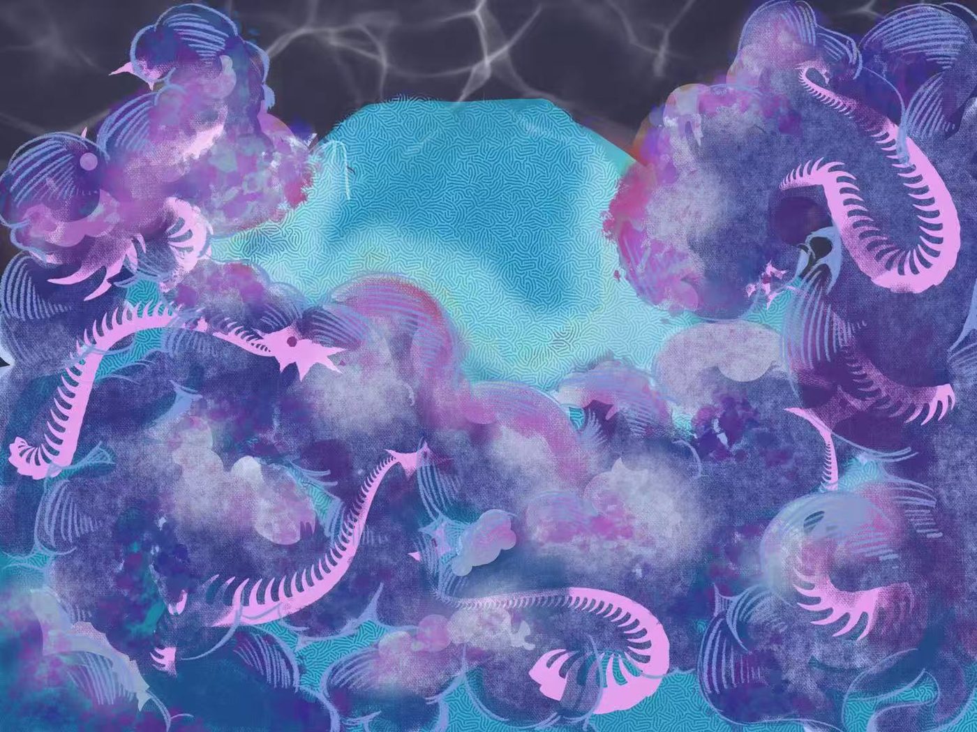 场景 04 · 水母群
